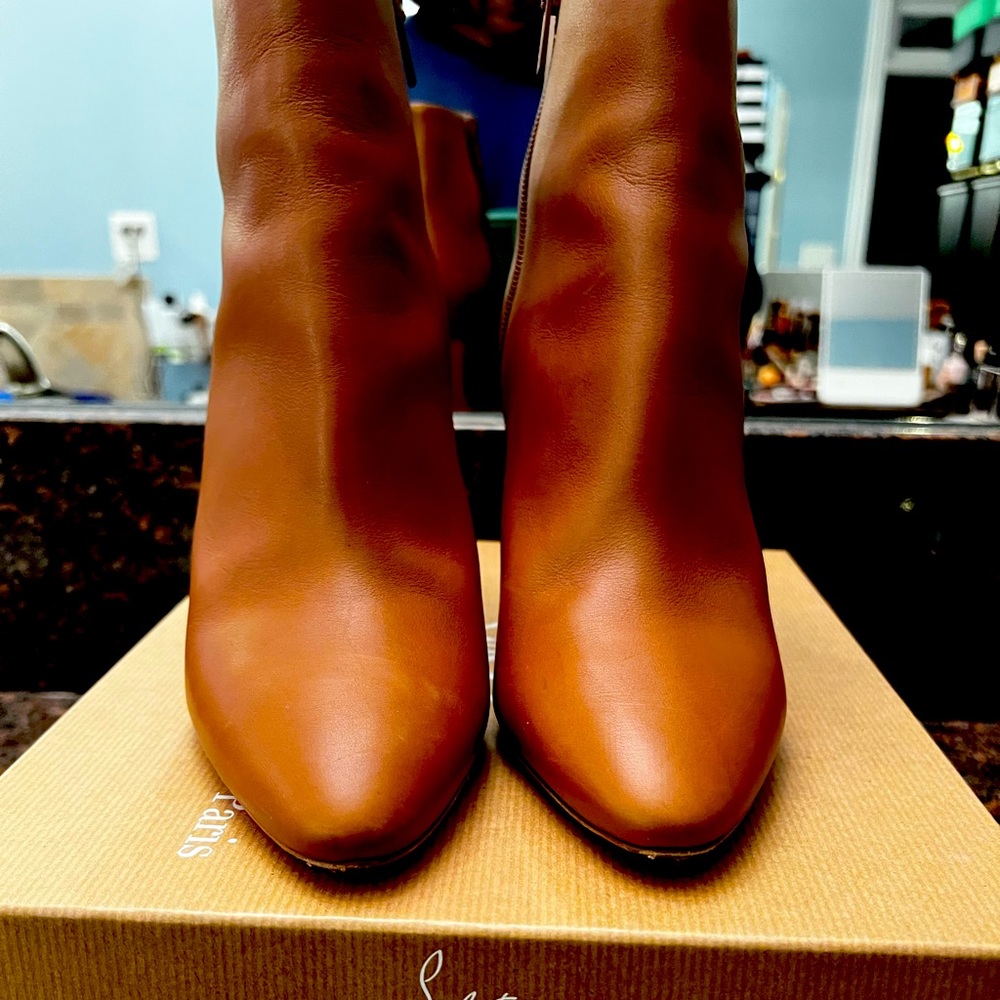 Beautiful pair of Christian Louboutin booties. In beautiful condition.
